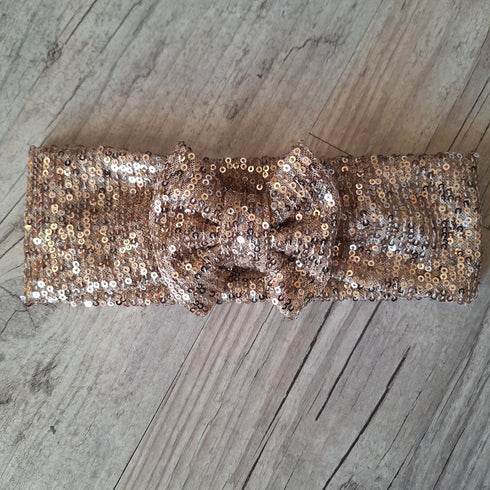 EDITION LIMITÉE Bandeau rouge, or, argent nœud, buns ou simple en velour ou à sequin extensible 5 couleurs