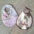 Lot Duo de Bavoirs Bébé – Minky Douceur & Éponge Absorbante – Personnalisables