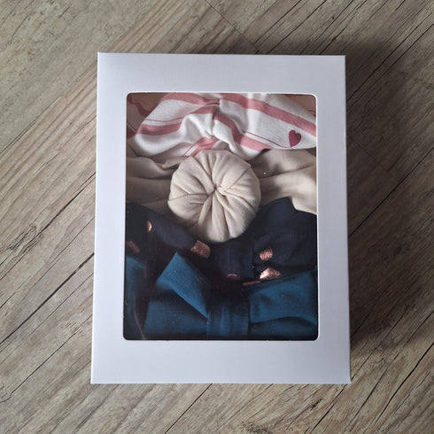 LOT 1: 4 Bandeaux finitions mixtes, couleurs au choix en jersey extensible, Quantité limitée