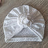 Turban Bébé – Jersey Ajouré Broderie Anglaise – Finition au Choix – Oeko-Tex