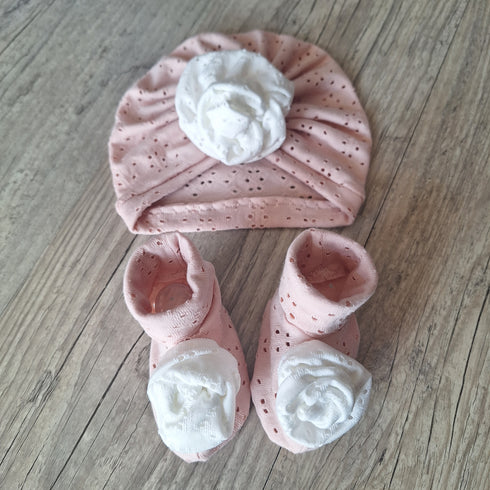 Ensemble Bébé – Jersey Ajouré Broderie Anglaise – Finitions au Choix – Oeko-Tex