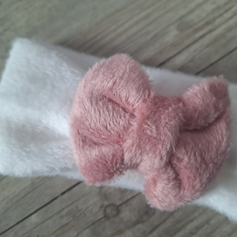 Bandeau nœud en tissu Polaire alpine douce Oeko-Tex