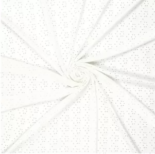 Bandeau petit nœud en jersey Ajouré Broderie Anglaise extensible