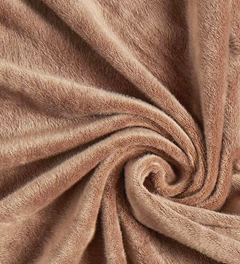 Turban buns + moufles en tissu minky extensible doux et chaud: 10 couleurs