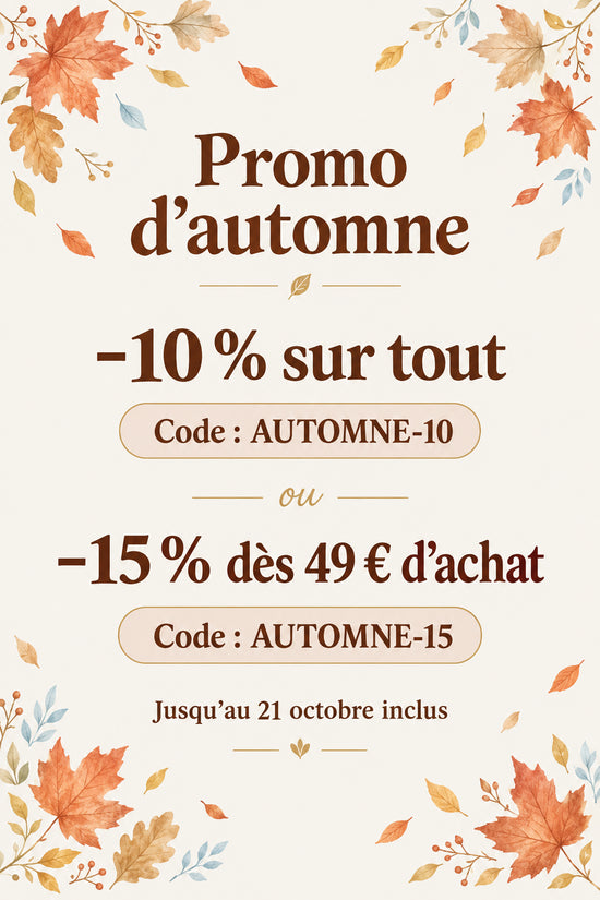 Bannière téléphone pour la promotion d’automne