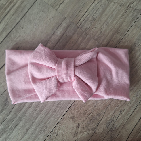 LOT: 4 Bandeaux NOEUD, couleurs au choix en jersey extensible, Quantité limitée