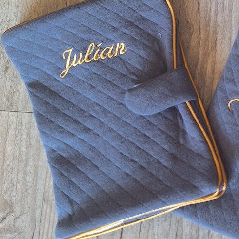 Personalized health book cover with First name and/or Date of birth