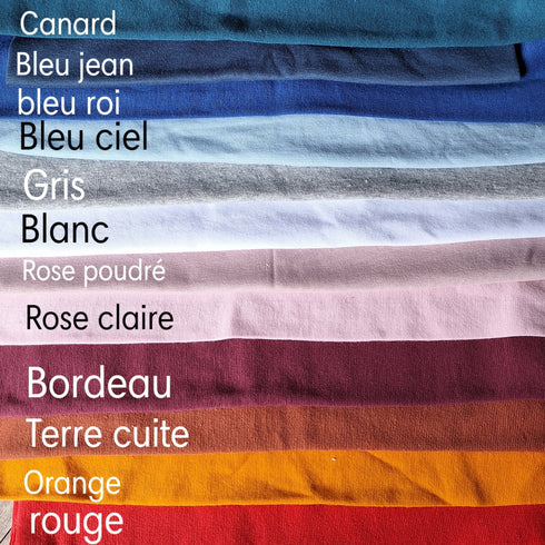 Sarouel pantalon avec prenom brodé pour fille ou garcon