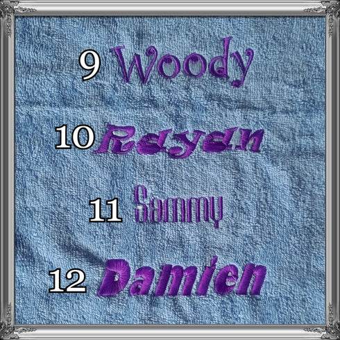 Sarouel pantalon avec prenom brodé pour fille ou garcon