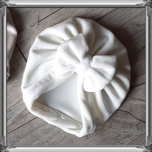 Turban + tour de cou nœud ou buns tissus minky doux et chaud 5 couleurs