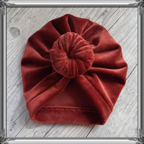 Turban + tour de cou nœud ou buns tissus minky doux et chaud 5 couleurs