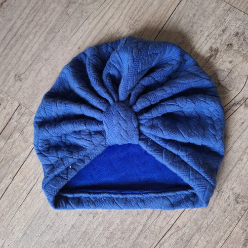 Knot turban or buns soft and warm fur-lined sweatshirt fabric 3 colors