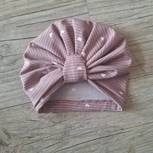 Turban nœud, buns ou simple en jersey imprimé Oeko-Tex extensible