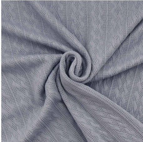 Bonnet prénom brodé en tissu maille de coton façon tricot jacquard personnalisable 9 couleurs