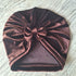Turban bonnet nœud velours extensible chaud et doux 10 couleurs