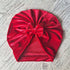 Turban bonnet nœud velours extensible chaud et doux 10 couleurs