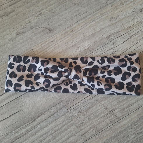 Bandeau Simple en Jersey de Coton Imprimé – 6 Couleurs au Choix