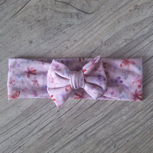 Bandeau Nœud en Jersey de Coton Imprimé – 6 Couleurs au Choix