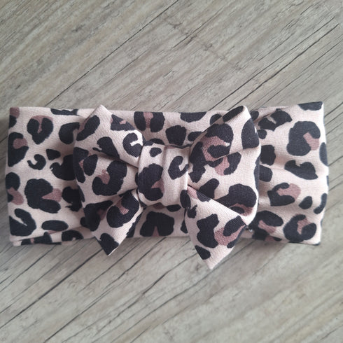 Bandeau Nœud en Jersey de Coton Imprimé – 6 Couleurs au Choix