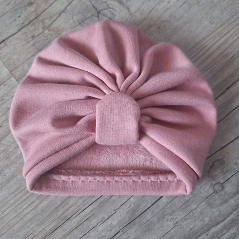 Turban nœud , buns ou simple en Polaire alpine- Oeko-Tex