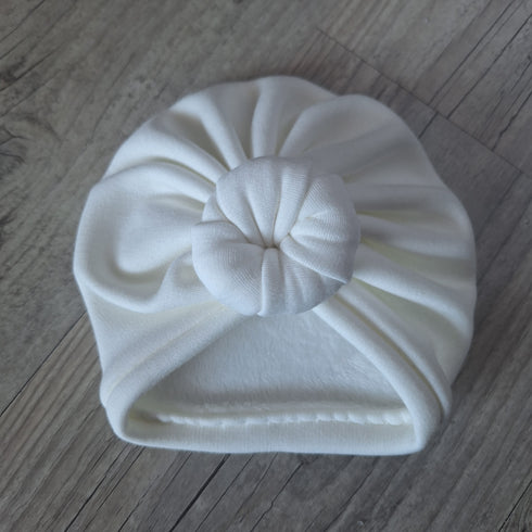 Turban nœud , buns ou simple en Polaire alpine- Oeko-Tex