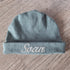 Bonnet avec prénom brodé jersey 100% coton en maille pointelle