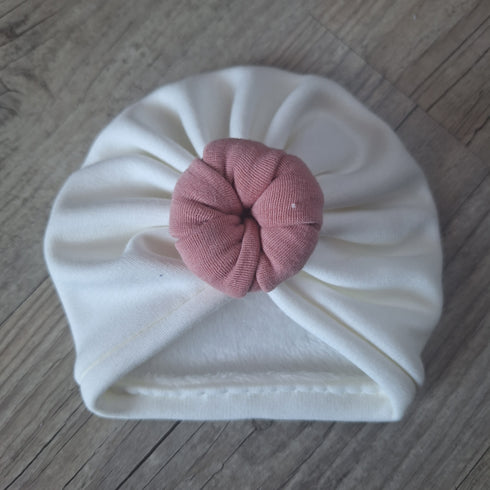 Turban nœud , buns ou simple en Polaire alpine- Oeko-Tex