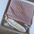 COFFRET: Merci - Cadeau Enseignant(e) Personnalisé – Trousse & Porte-Clé Brodés