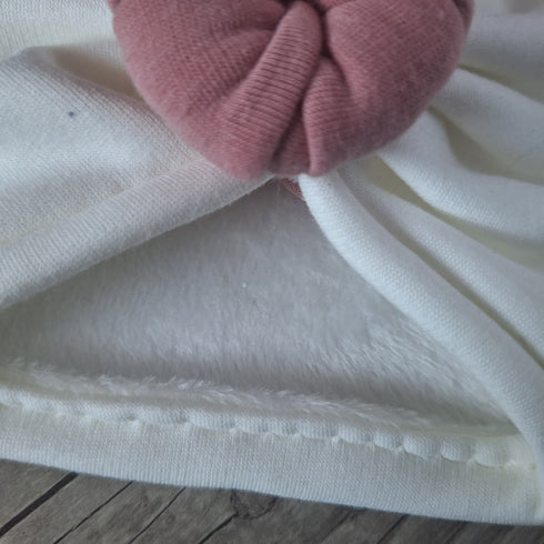 Turban nœud , buns ou simple en Polaire alpine- Oeko-Tex