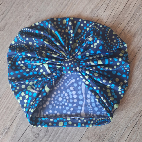 EDITION LIMITÉE Turban bonnet de Bain noeud, simple ou buns en tissu maillot de bain 3 couleurs