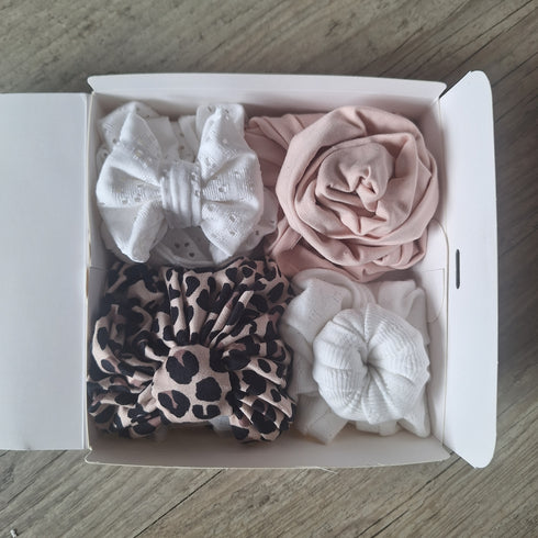 LOT 3: 4 Turbans matière mixte - finition mixte - Oeko-Tex