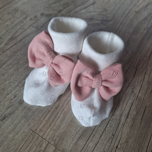 Chaussons Neoud en jersey 100% coton en maille pointelle