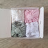 LOT: 4 Turbans en jersey extensible - finition au choix - Oeko-Tex