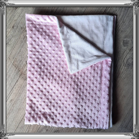 Couverture doublé  bébé / enfant 75x75 ou 75x100 cm