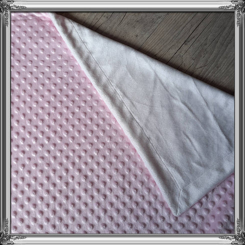 Couverture doublé  bébé / enfant 75x75 ou 75x100 cm