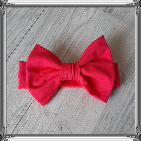 Bandeau gros nœud en jersey extensible 10 couleurs