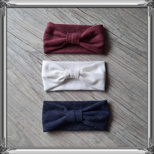 Bandeau simple chaud en tissus maille extensible 8 couleurs