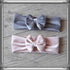 Warm and soft stretch velvet bow headband