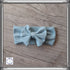 Warm and soft stretch velvet bow headband