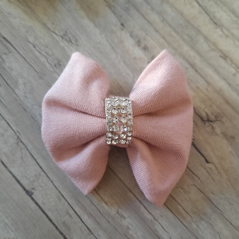 Barrette a l'unité bijou trait nœud 6cm