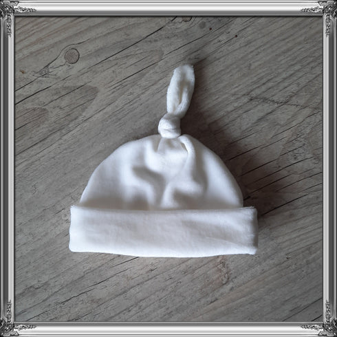 Bonnet noué mixte en tissu minky doux et chaud: 5 couleurs