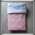 Couverture doublé en tissu matelassé personnalisé, brodé prénom