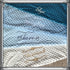 Blanket lined in personalized soft minky, embroidered first name and/or ornament
