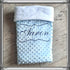Couverture doublé en minky doux personnalisé, brodée prénom et/ou ornement