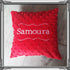 Coussin personnalisé, en minky brodé prénom et/ou ornement