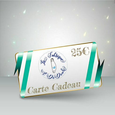 Carte-cadeaux La Fabrique A DeDeuh a offrir