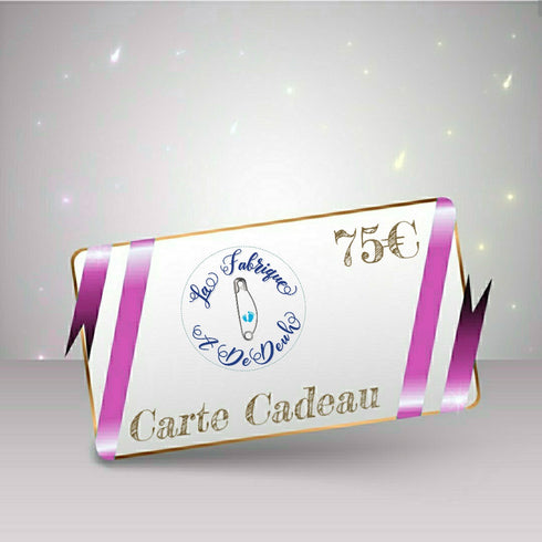 Carte-cadeaux La Fabrique A DeDeuh a offrir