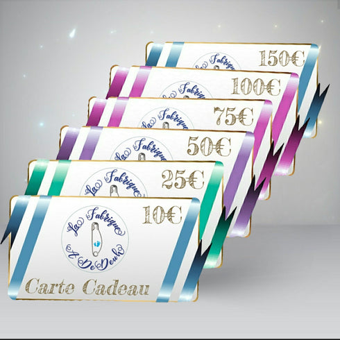 Carte-cadeaux La Fabrique A DeDeuh a offrir