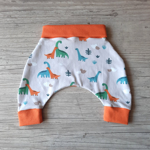 Ensemble Pantalon sarouel+ bonnet bébé à motif en tissu jersey extensible 4 couleurs