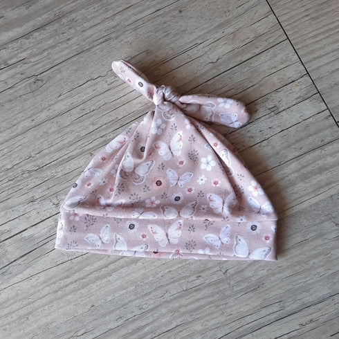 Pantalon sarouel+ bonnet bébé à motif en tissu jersey extensible